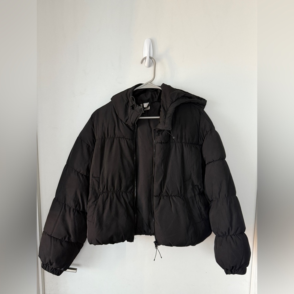 H&M Divided Black Quilted Jacket